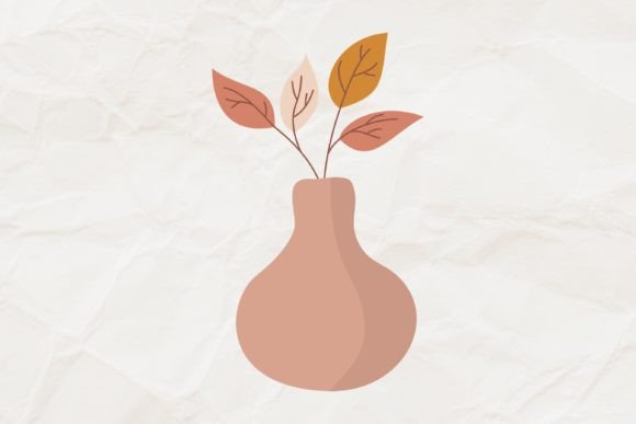 Boho Element Floral Sublimation Clipart for Graphics and Illustrations
