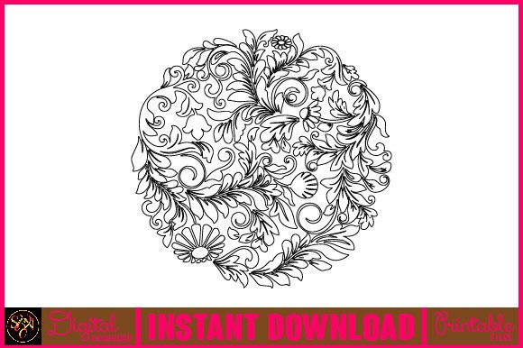 Floral Line Art Flower SVG Elements 41 Review