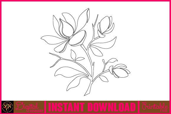 Floral Line Art Flower SVG Elements 50: A Brand Designer's Review
