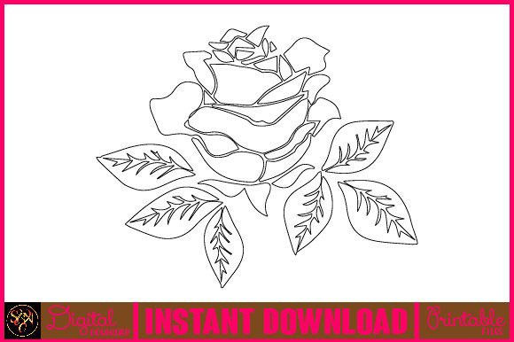 Floral Line Art Flower SVG Elements 56 Review
