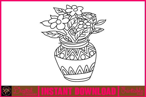 Floral Line Art Flower SVG Elements 87: A Designer's Review