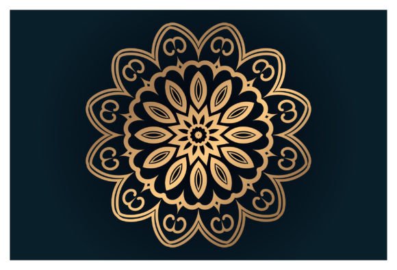 Floral Mandala Patterns Vector Logoicon Graphics & Illustrations