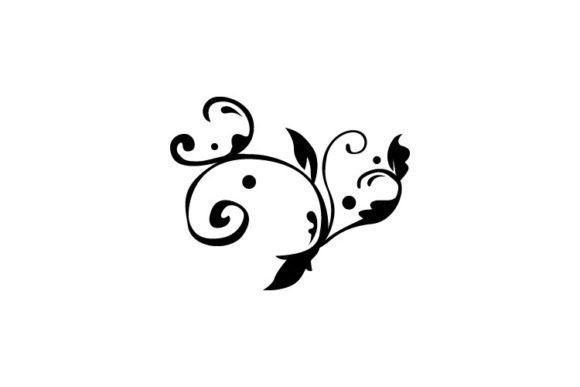 Floral Ornate Decorative Vintage Art for Graphics and Illustrations