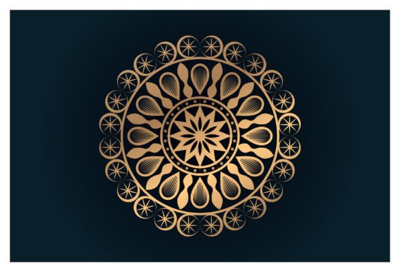 Luxury Floral Mandala Design Background: Premium Graphics & Illustrations for Branding