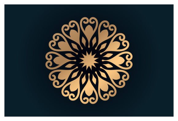 Luxury Floral Round Ornament: Graphics and Illustrations Review