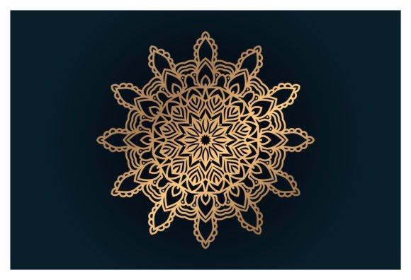 Mandala with Floral Ornament Elements Graphics and Illustrations Review