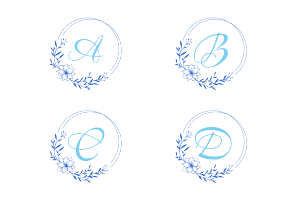Monogram Design Floral Graphics Freebies Review