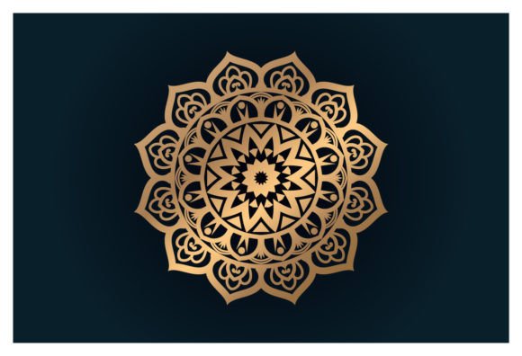 Vintage Floral Star Colorful Mandala Graphics and Illustrations Review